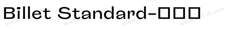 Billet Standard字体转换